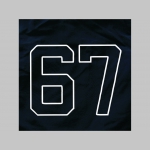 Six Seven 67 - ľahk&eacute; sťahovacie vrecko ( bat&ocirc;žtek / vak ) s čiernou &scaron;n&uacute;rkou, 100% bavlna 100 g/m2, rozmery cca. 37 x 41 cm